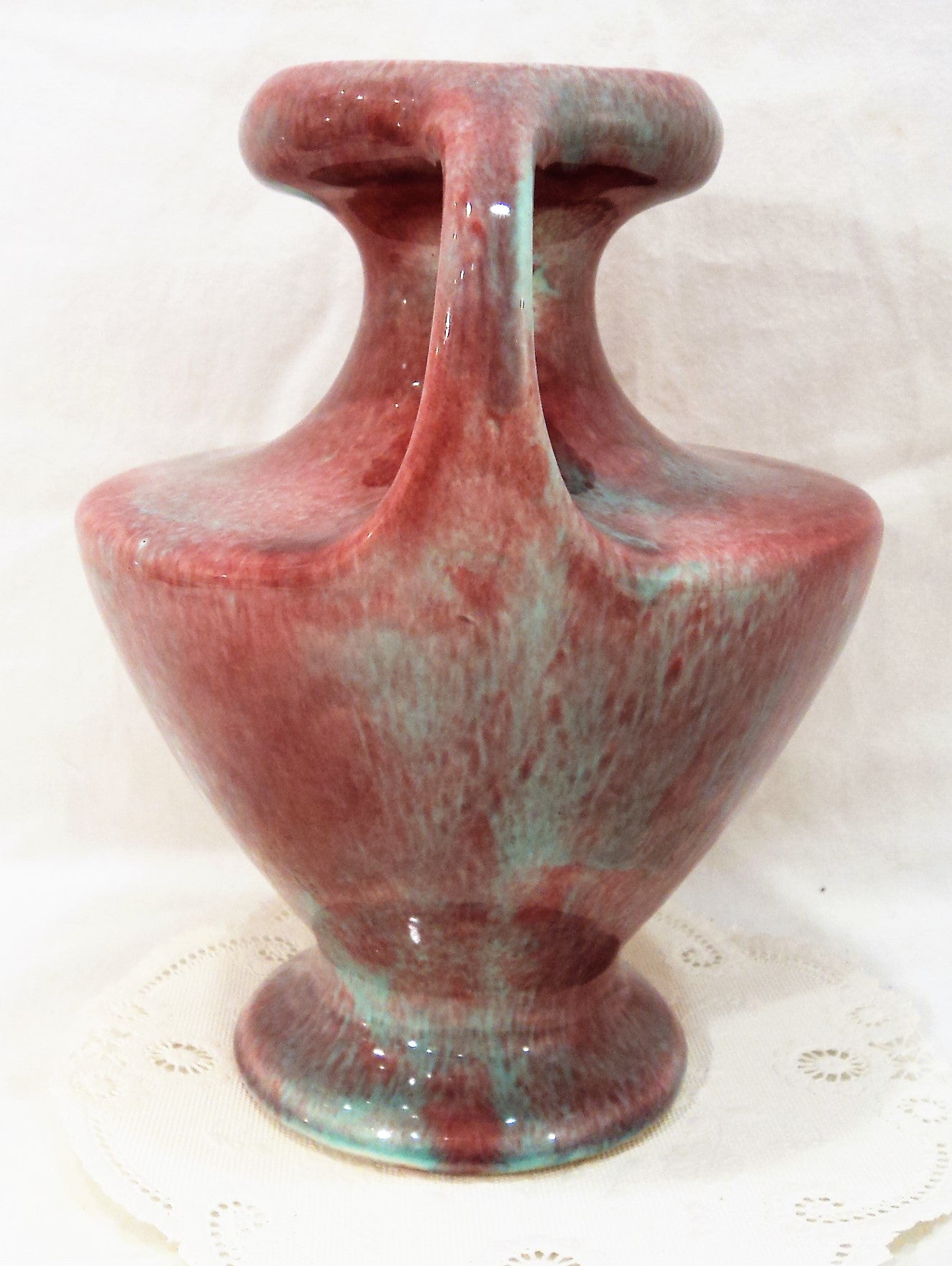 Vintage California Pottery Handled Vase/Urn