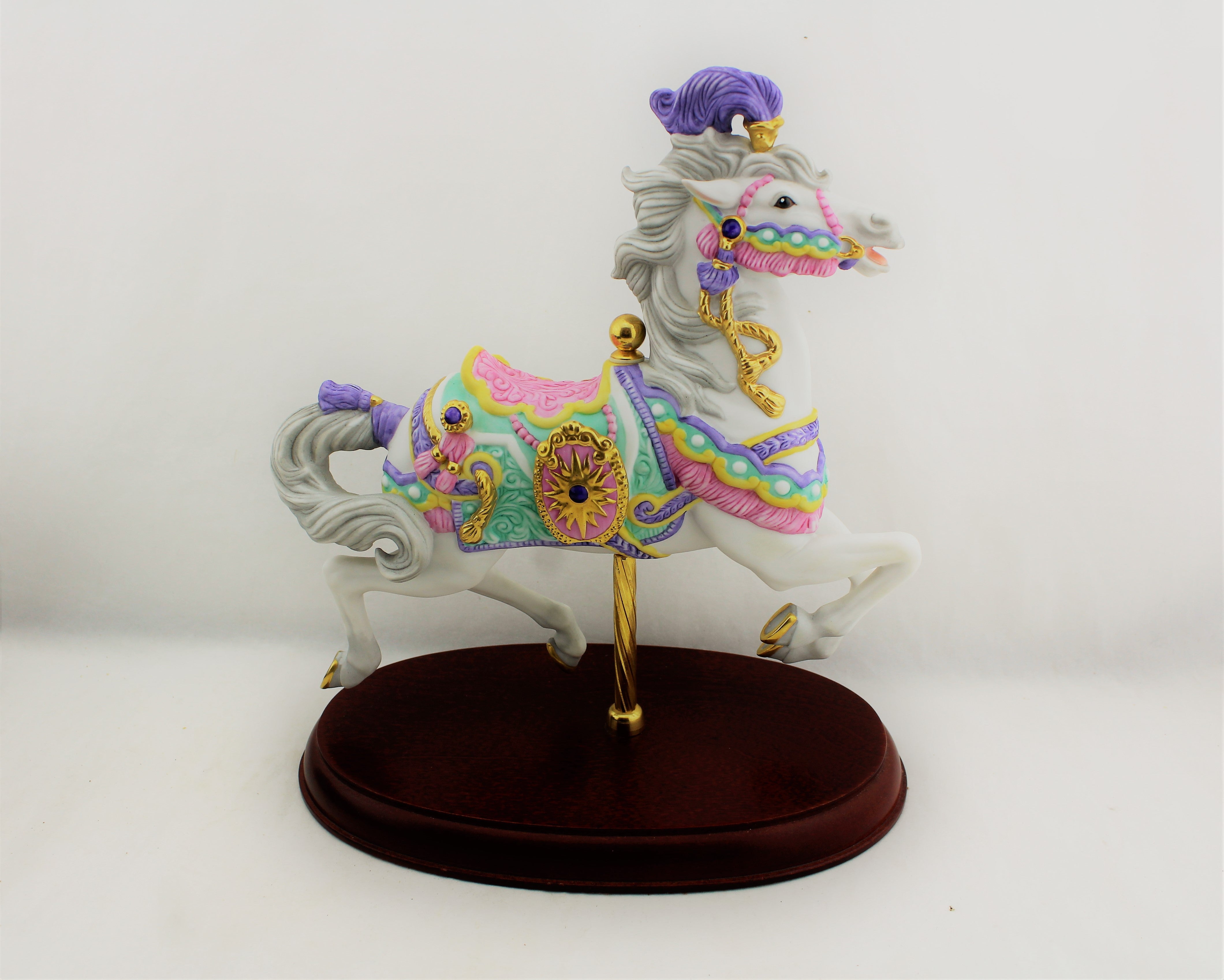 Lenox 1990 Bisque Porcelain Carousel Horse