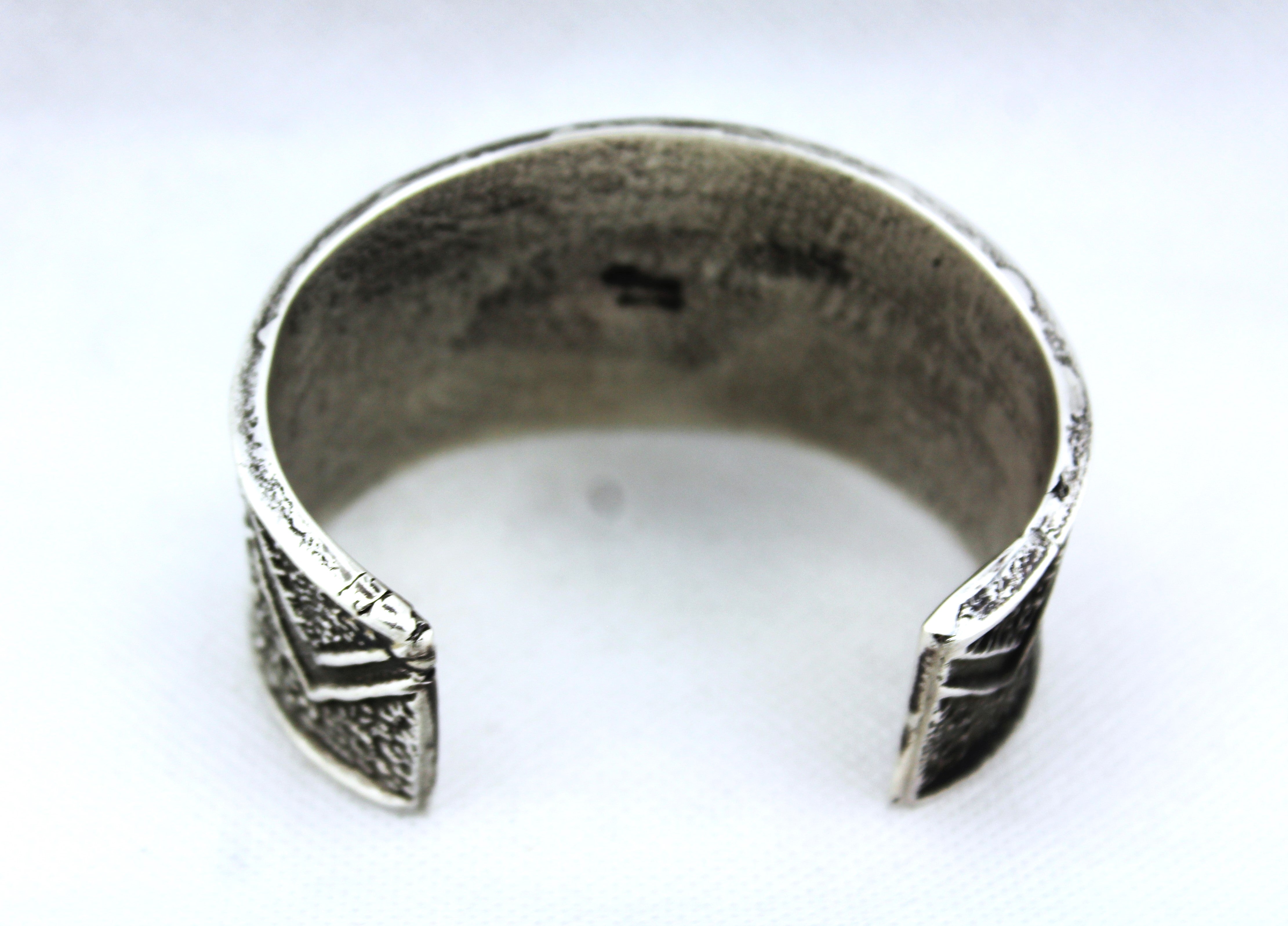Tufa Cast Sterling Silver Bracelet
