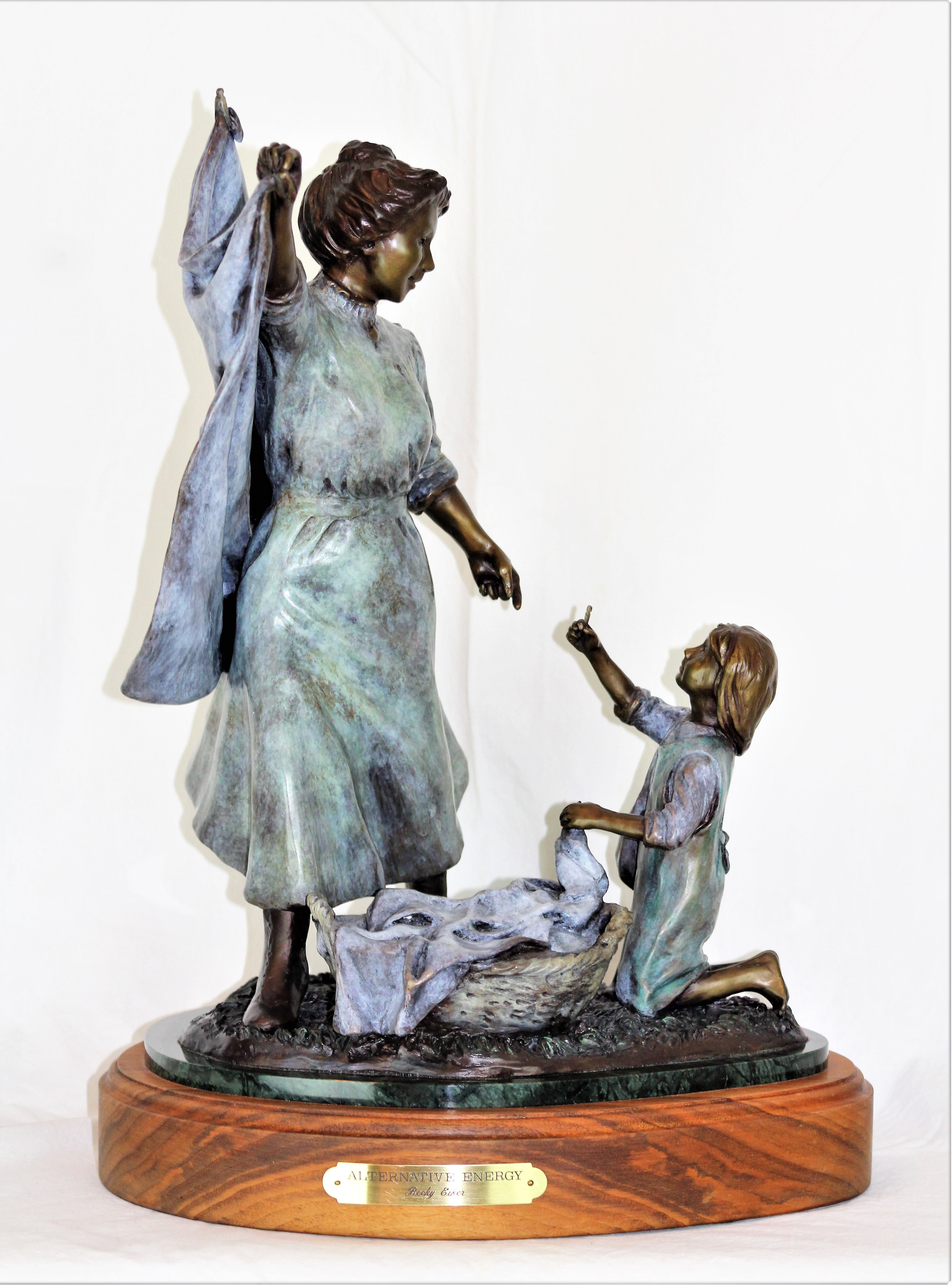 Mother and Daughter Bronze 