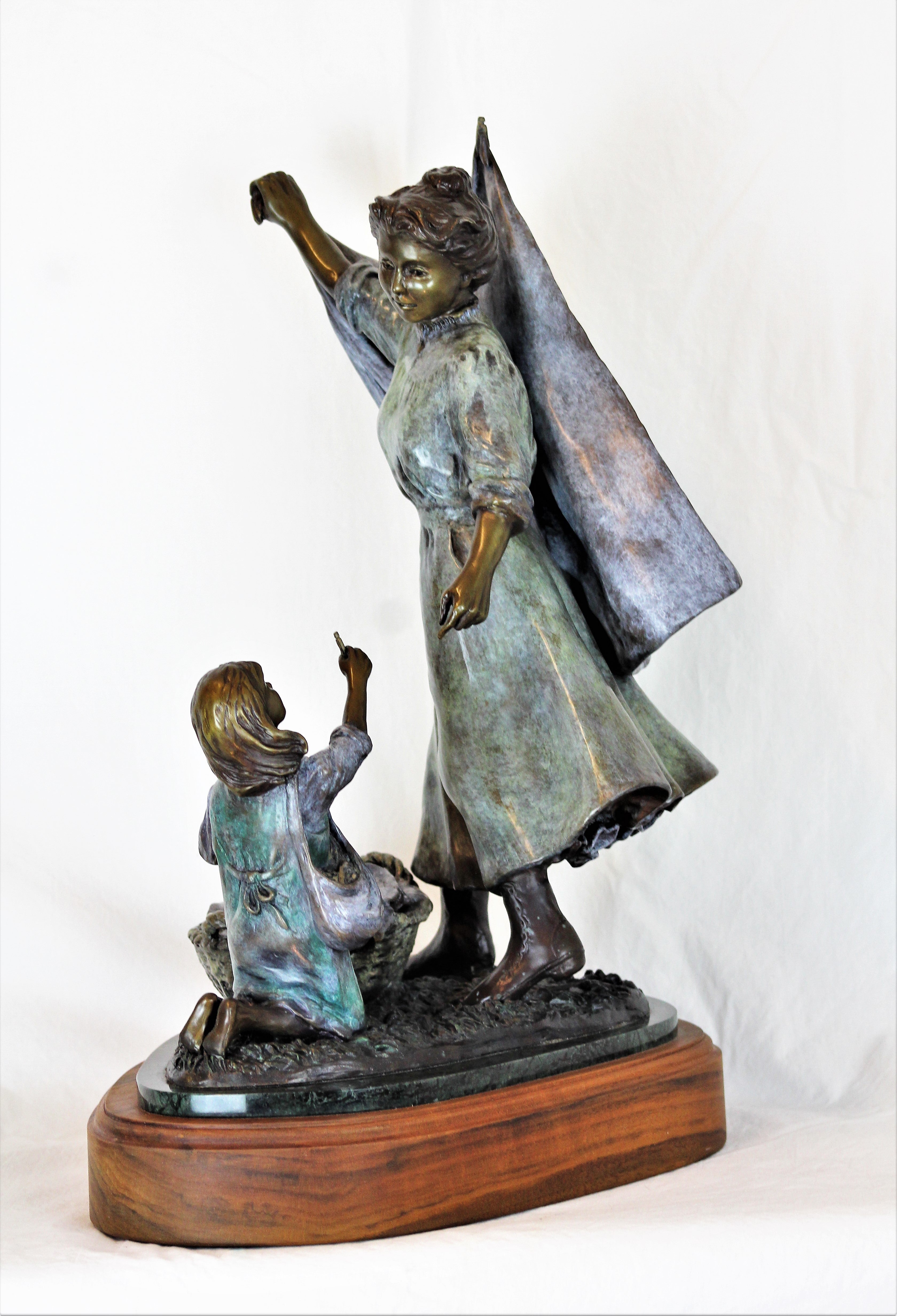 Mother and Daughter Bronze 