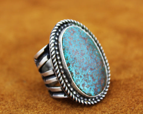 Tommy Jackson Sterling Turquoise Ring