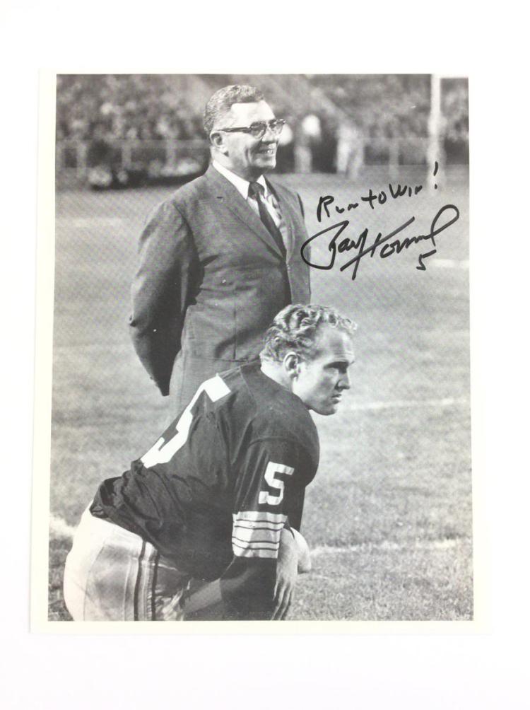 Paul Hornung Signed Green Bay Packers Photo